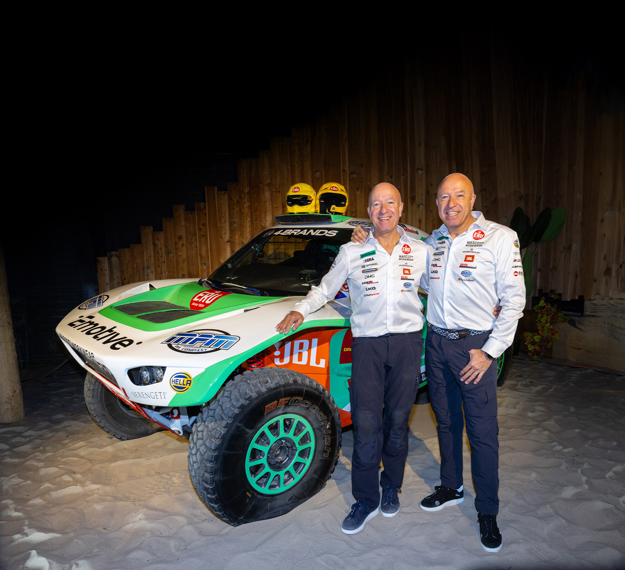Emotive DAKAR 2026 introduction Tim and Tom